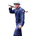 Stanco Mfg. Stanco Full Featured Coverall, 7.5 oz. 100% FR Cotton, Navy Blue,  FRC681NB-XL